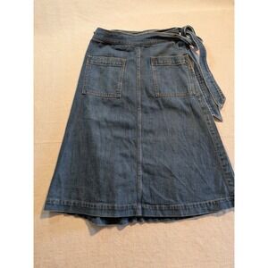 Gap denim wrap skirt‎ midi length size XS 100% cotton